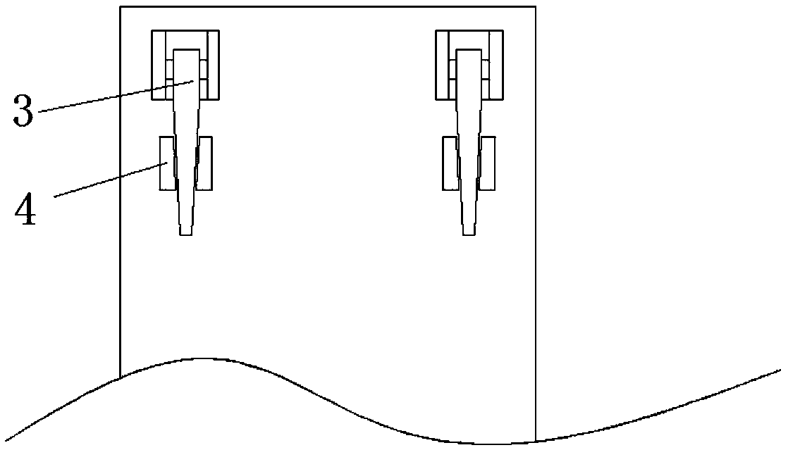 Folding-type grain pile pedal