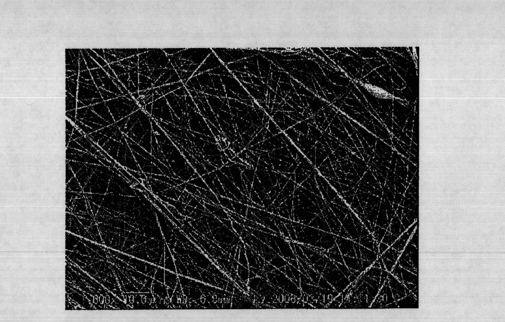 Polymer fiber material, method of producing the same and filter for filtering fluid