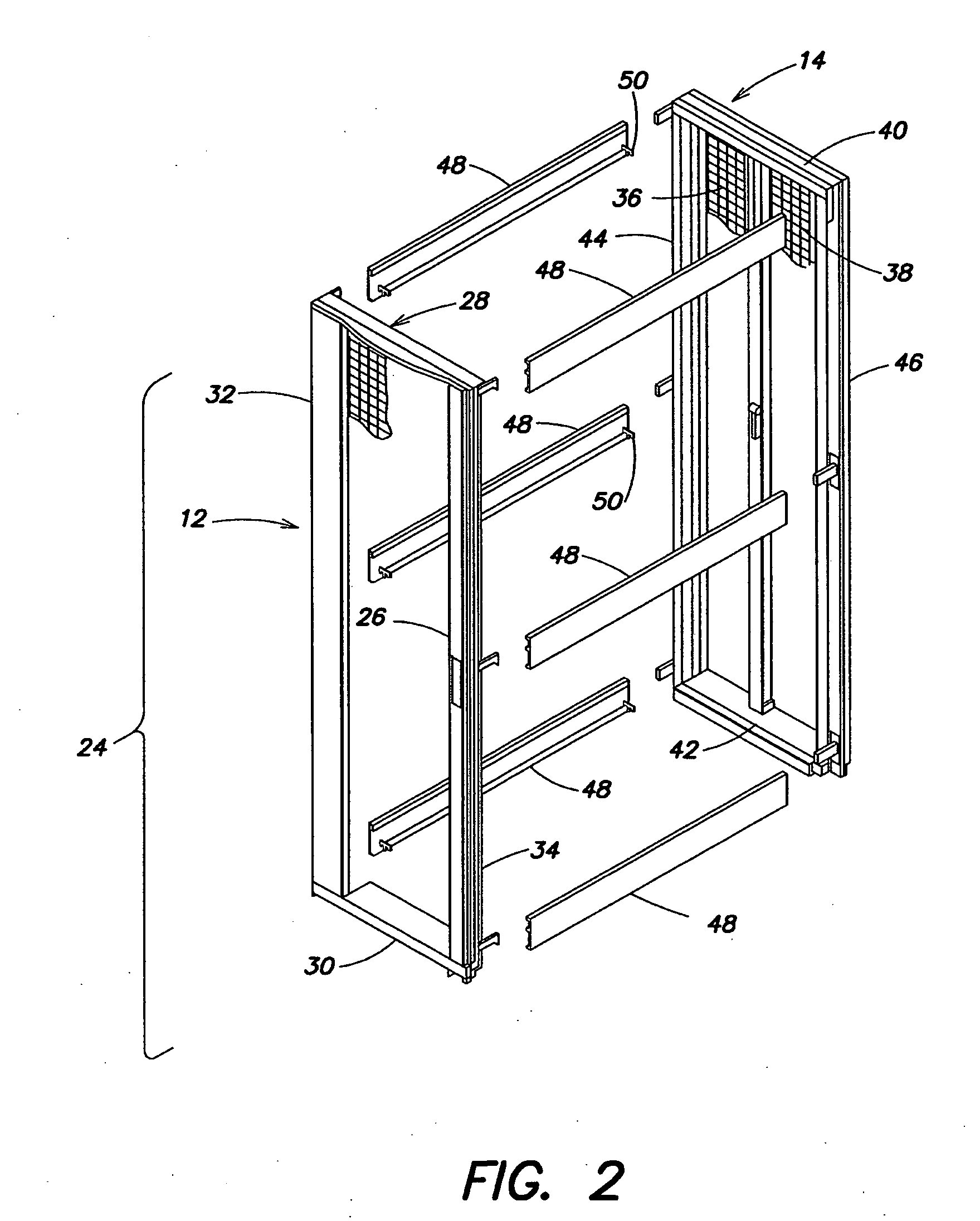 Equipment enclosure kit and assembly method