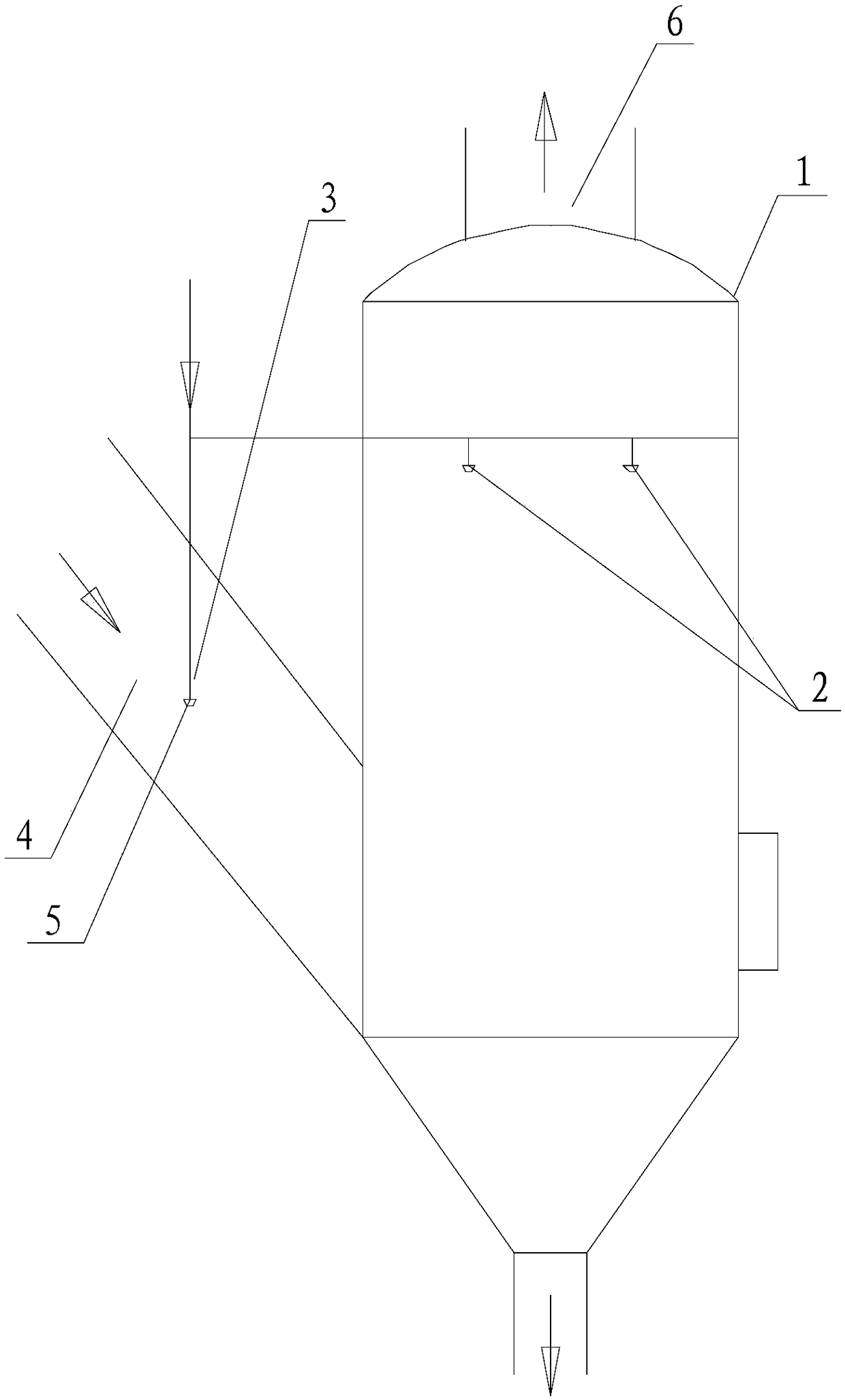 Dust removal device for steelmaking converter sludge