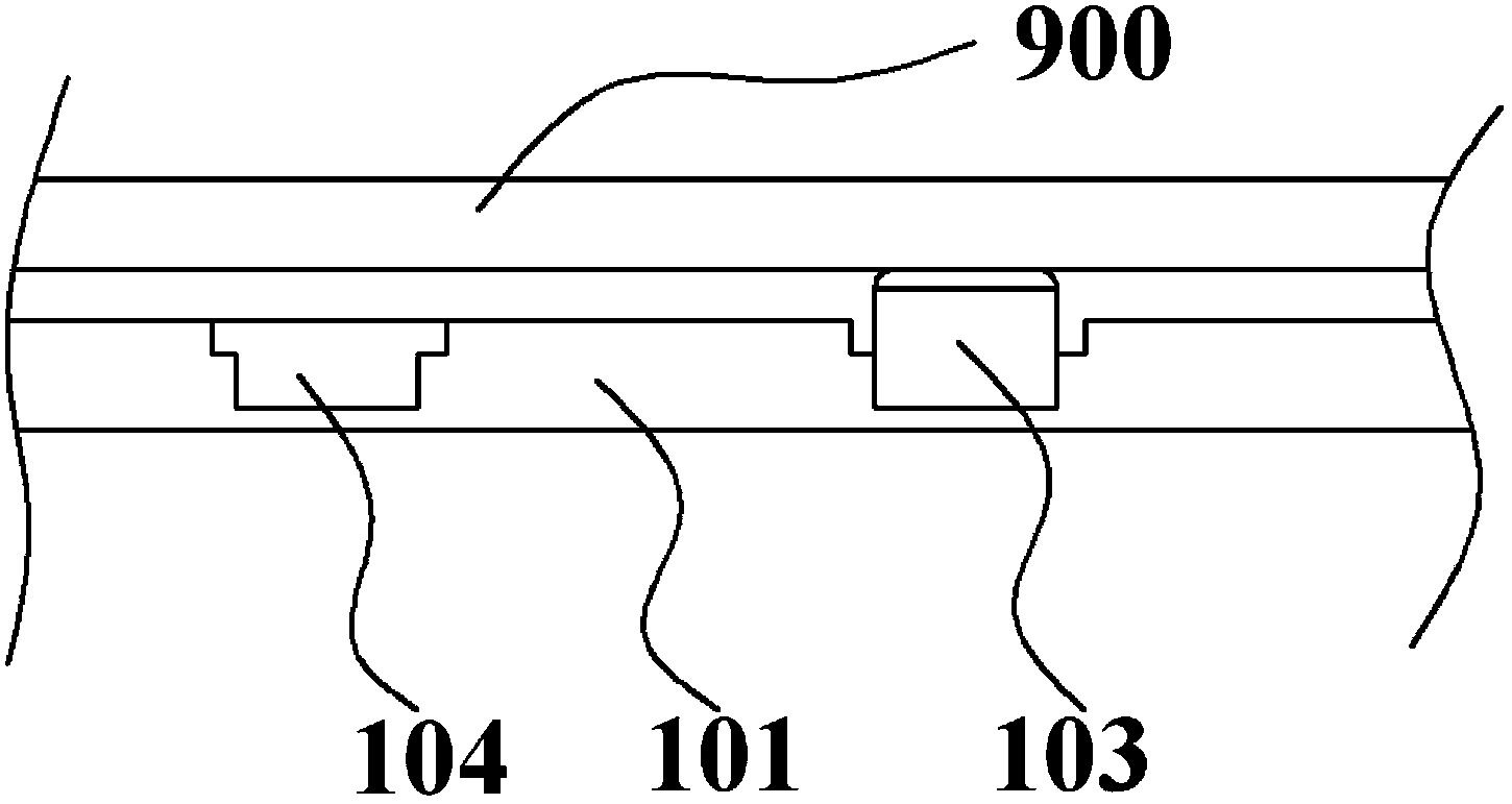 Push rod type wafer clamping device employing stretching of cotton rope and springs