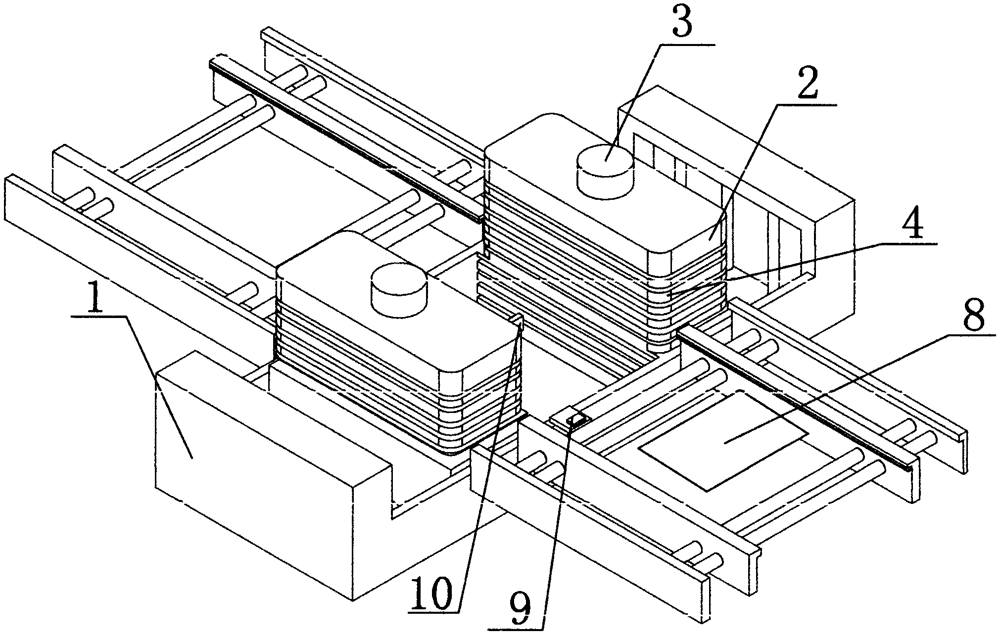 PCB (Printed Circuit Board) temporary storage conveyor