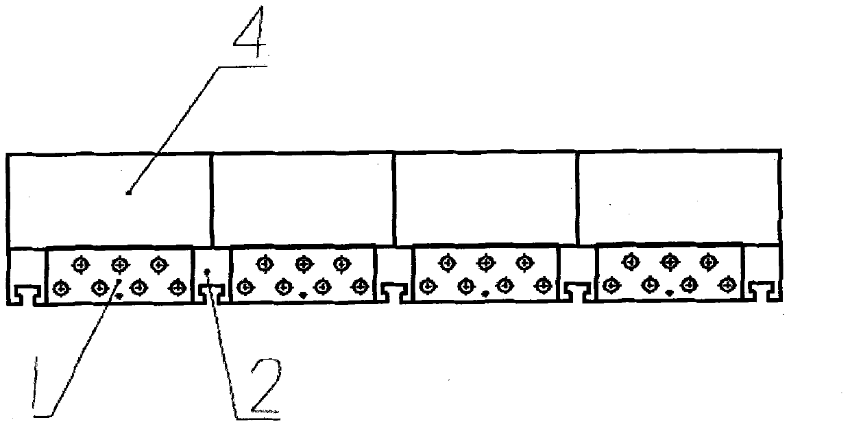 Heating/heat insulation platform of heat former