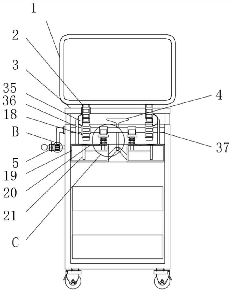 Medical image observation device capable of conveniently positioning disease source