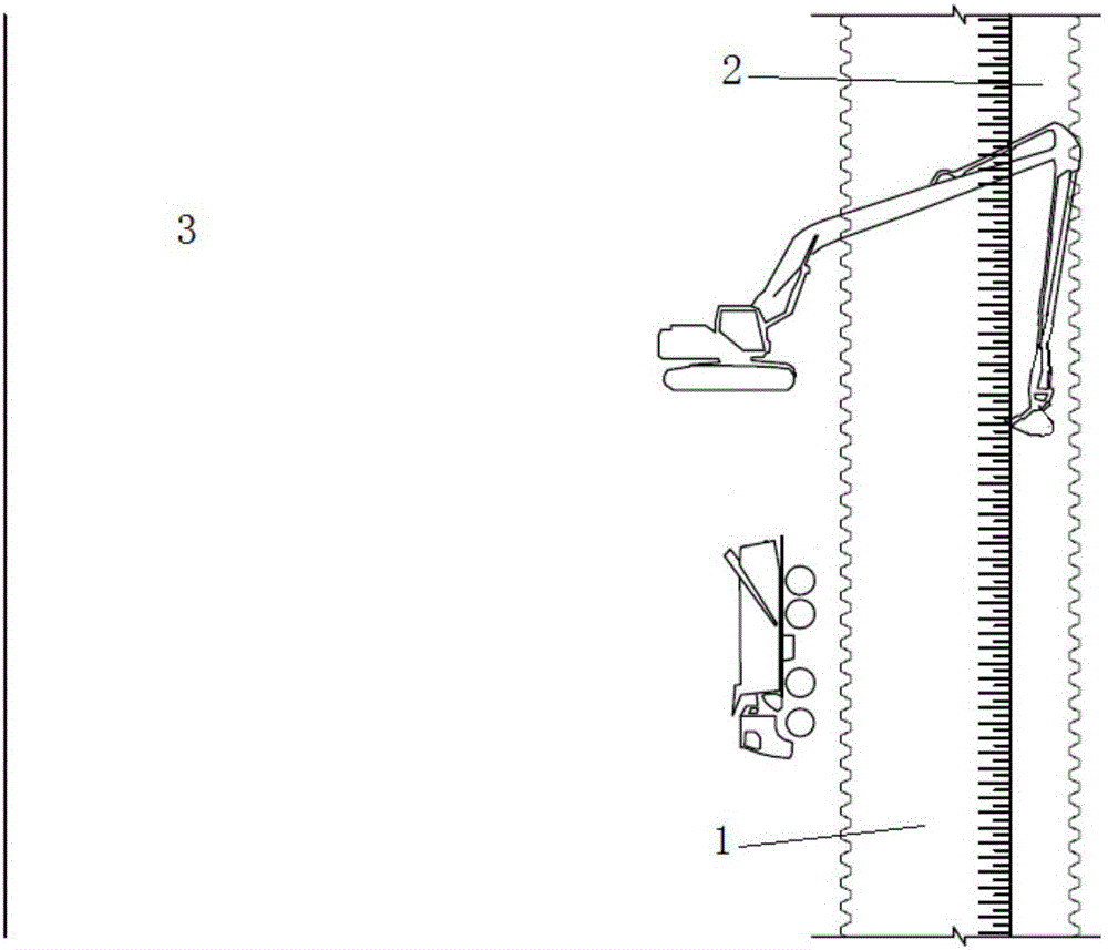 Environment-friendly dismantling construction method for two-layer steel sheet pile and soil core composite cofferdam