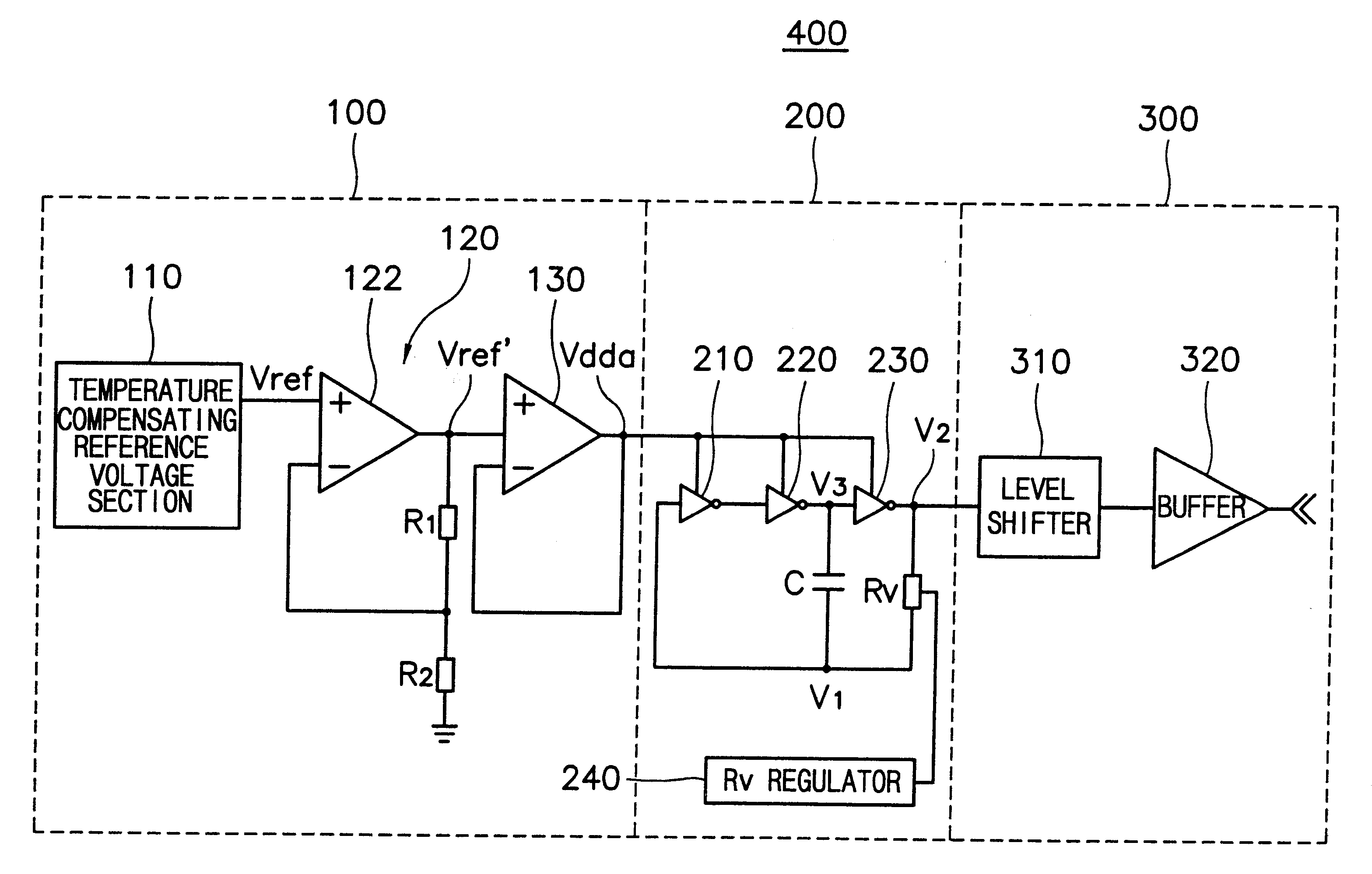 Micropower RC oscillator