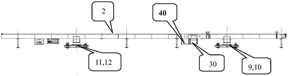 Large-scale equipment automatically centering method