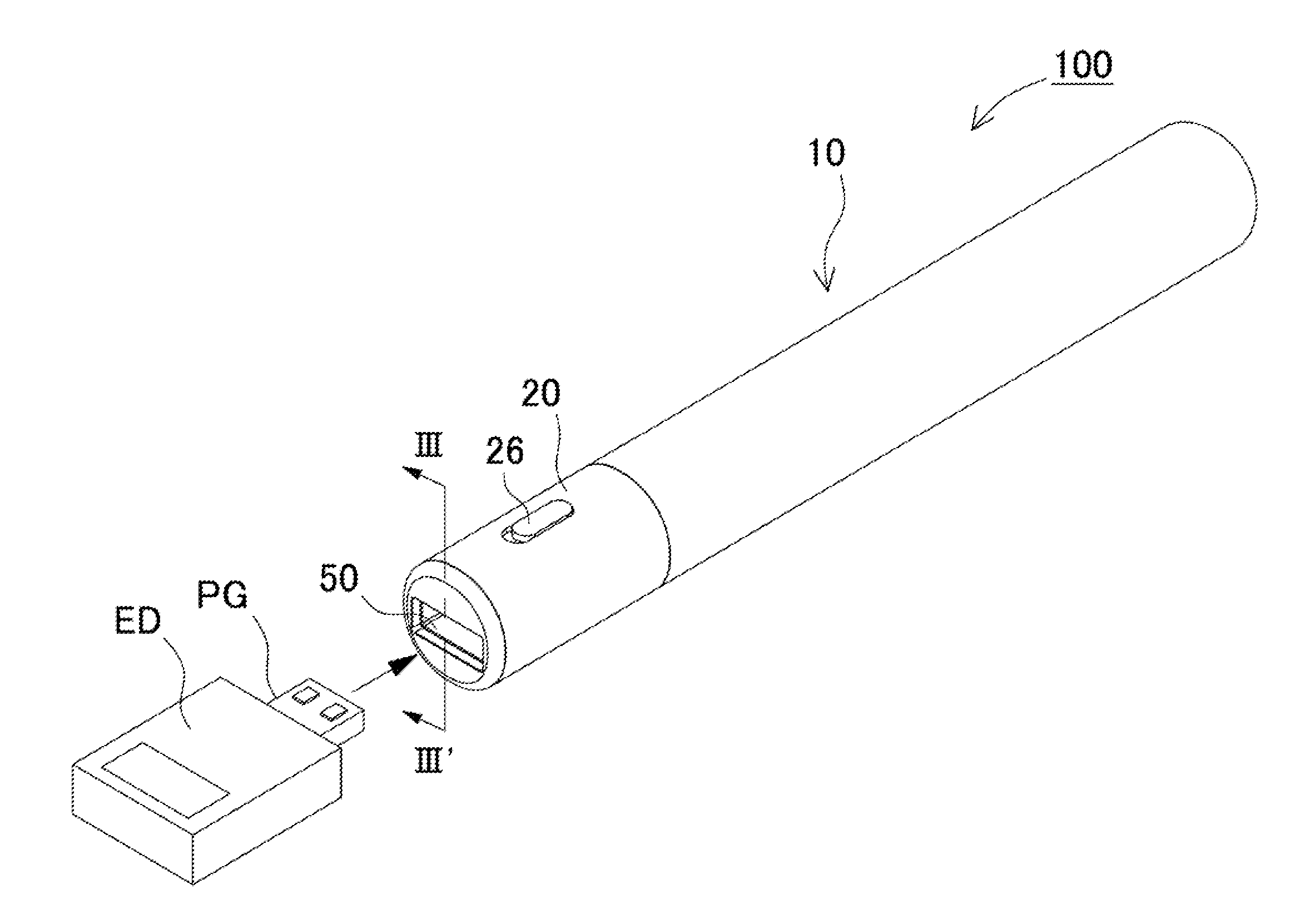 Portable power source apparatus capable of holding circular cylindrical batteries