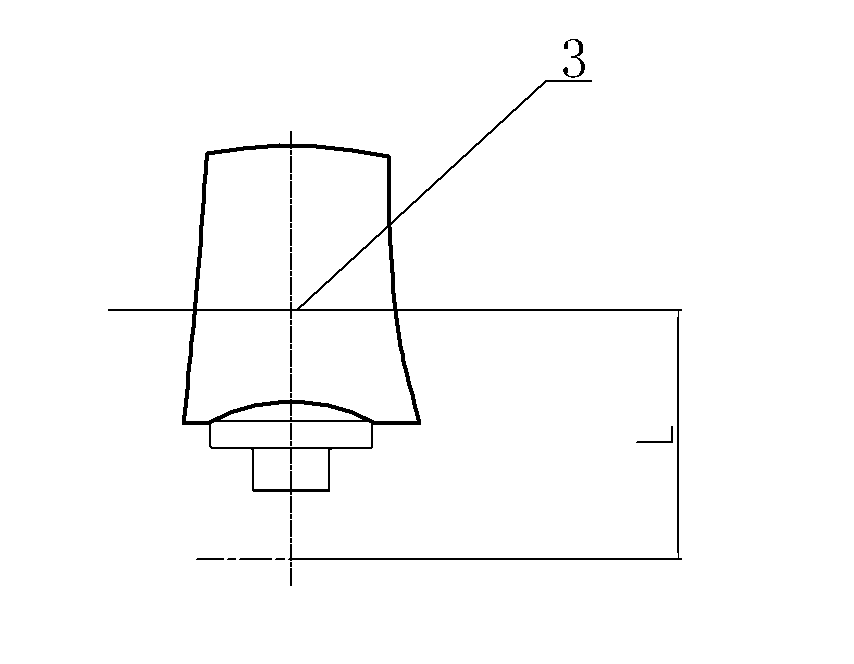 Method for ensuring inclination angle of blades of water pump