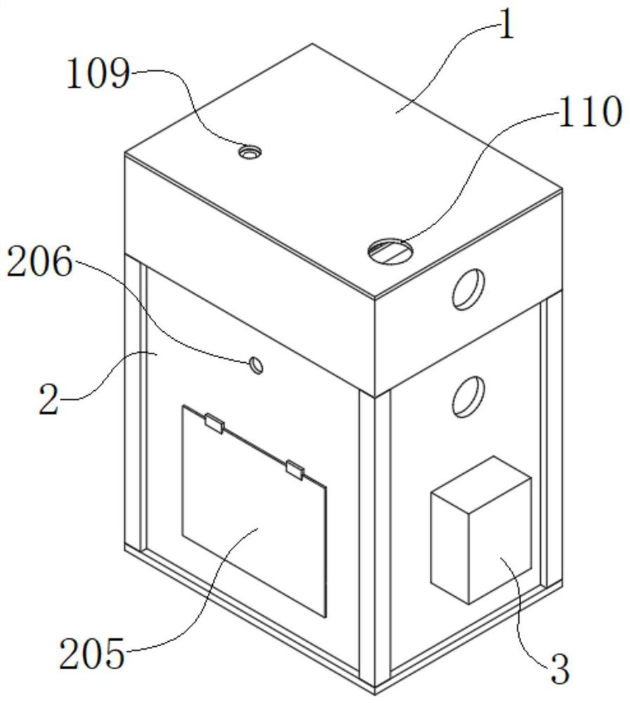 Detection device for pathological submission specimen