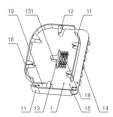 Optical fiber junction terminating device