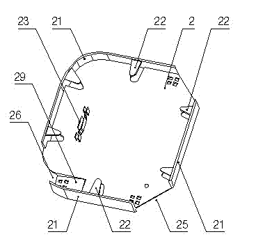 Optical fiber junction terminating device