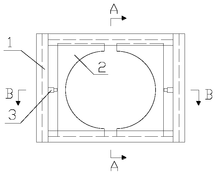 Counterpart device for large-diameter pipeline