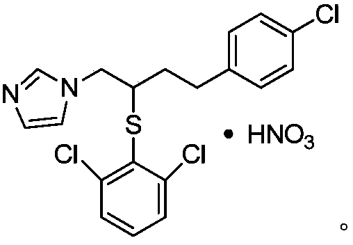 A kind of method of industrialized production butoconazole nitrate