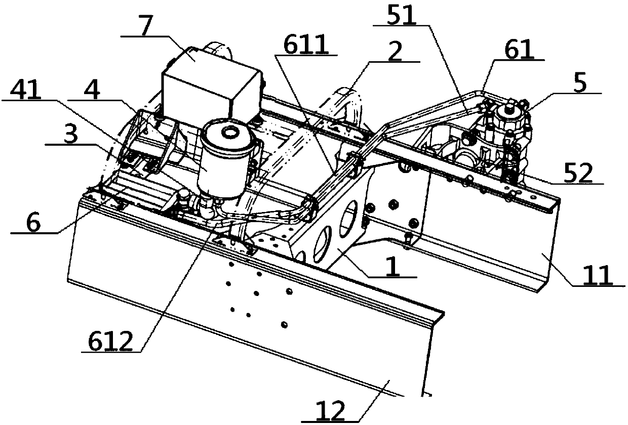 Commercial vehicle electric hydraulic power steering device and use method