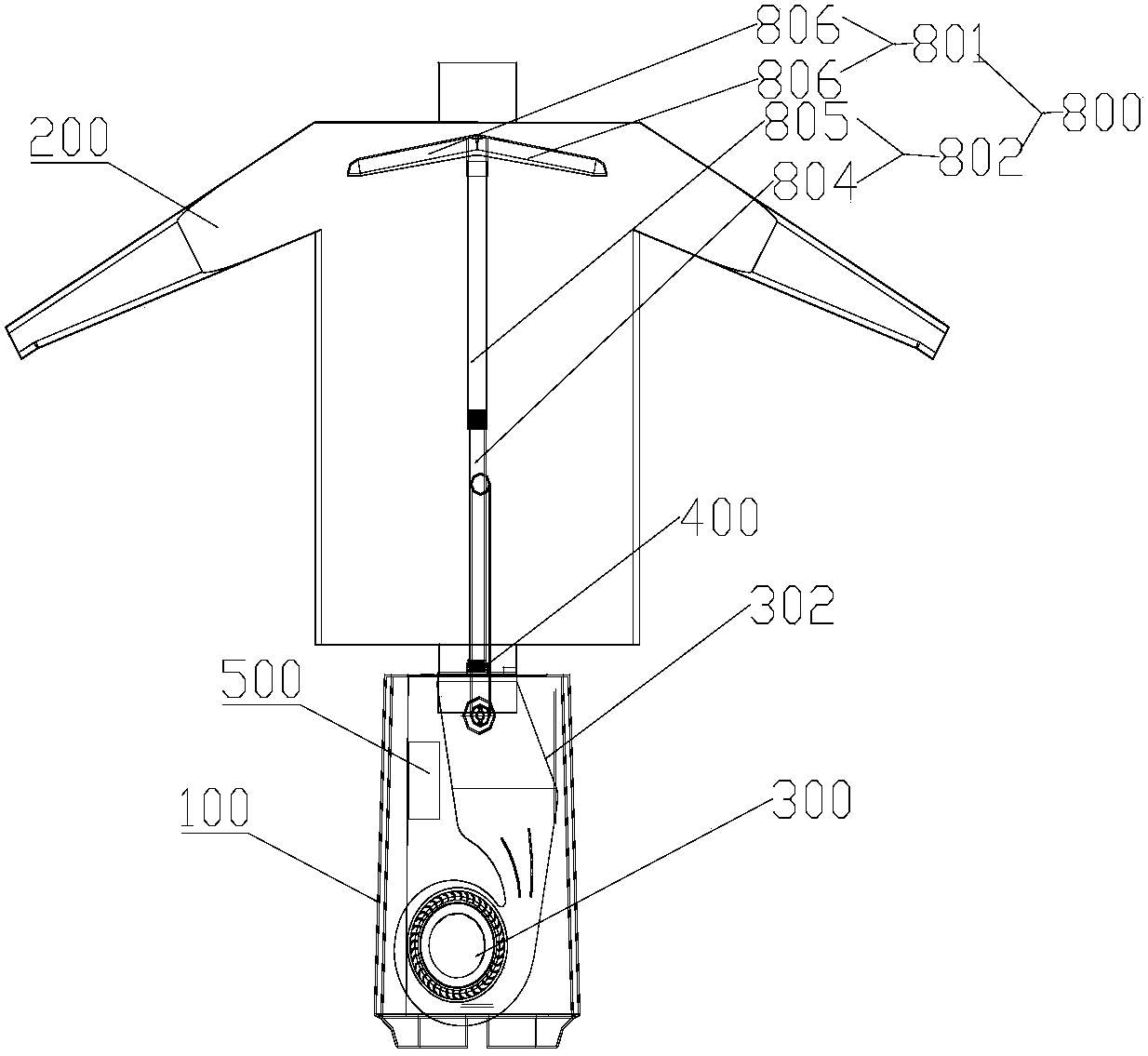 Automatic-control rapid clothes dryer and control method thereof