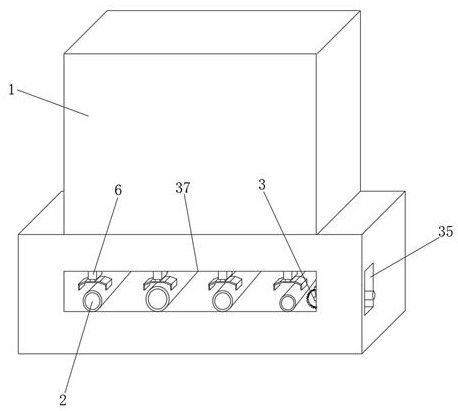 Automatic machining and forming device for welding groove of welded bent pipe