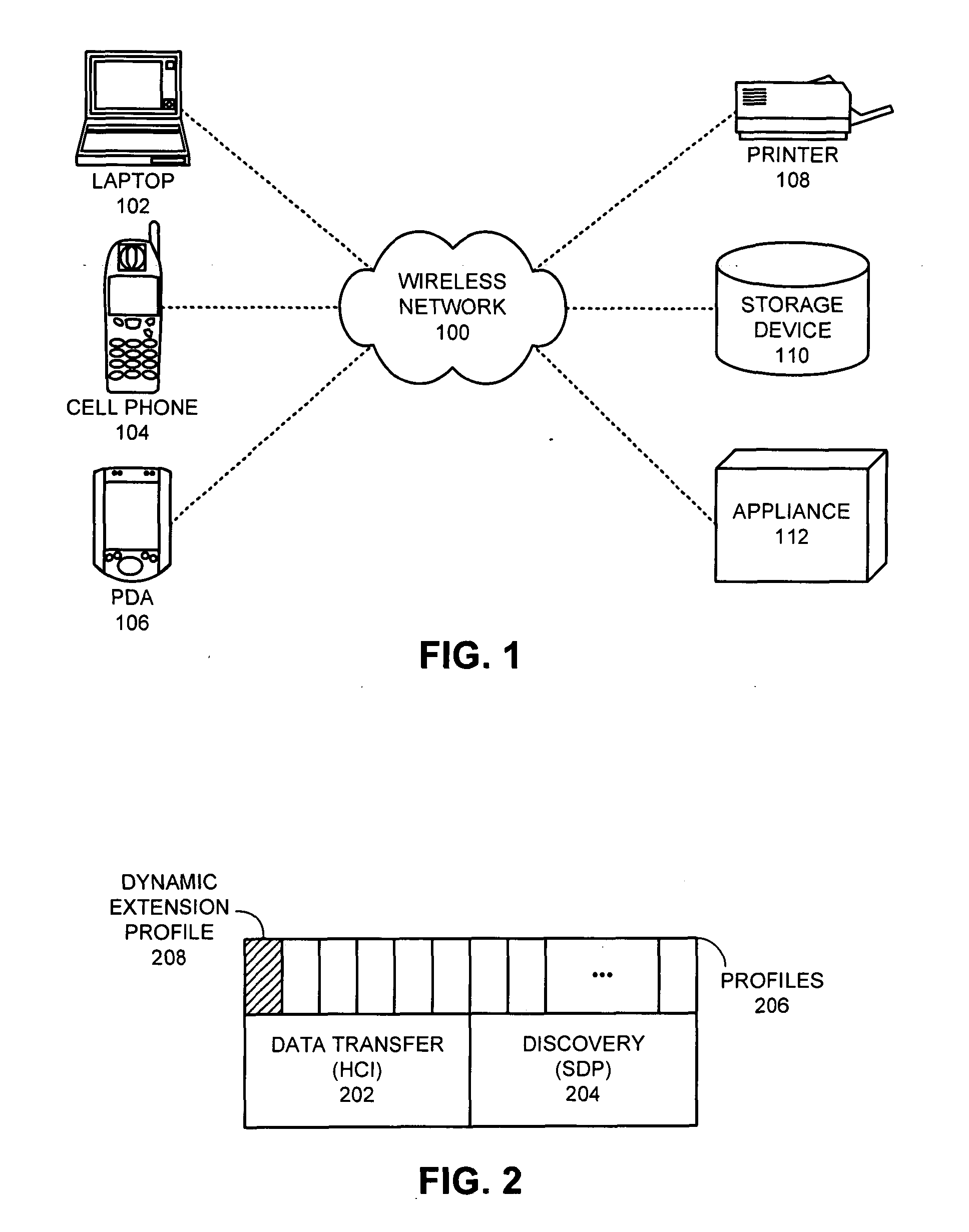 Method and apparatus for dynamically delivering service profiles to clients