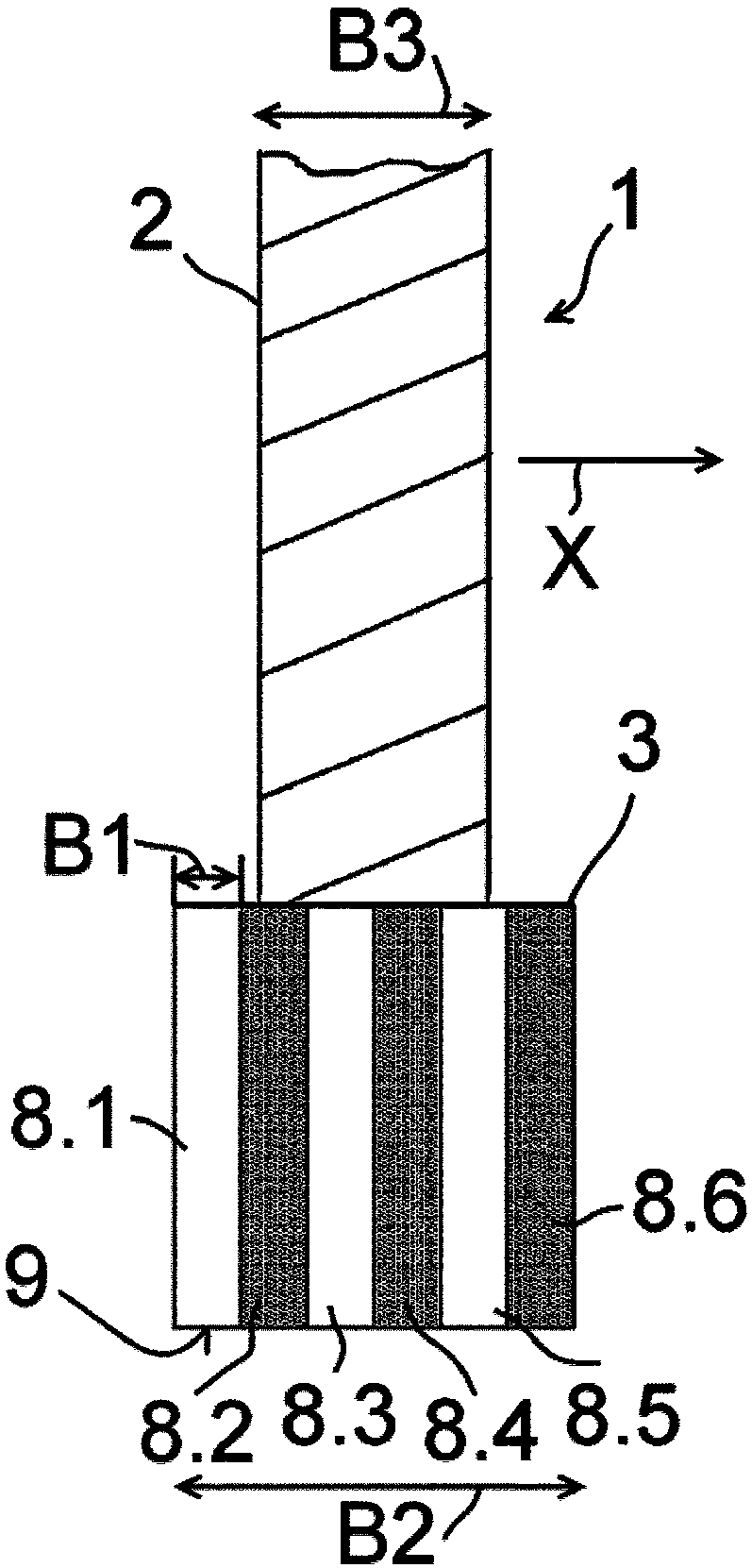 Sawing Tool Having A Plurality Of Diamond Saw Blades For Forming A Surface Structure On A Road Surface