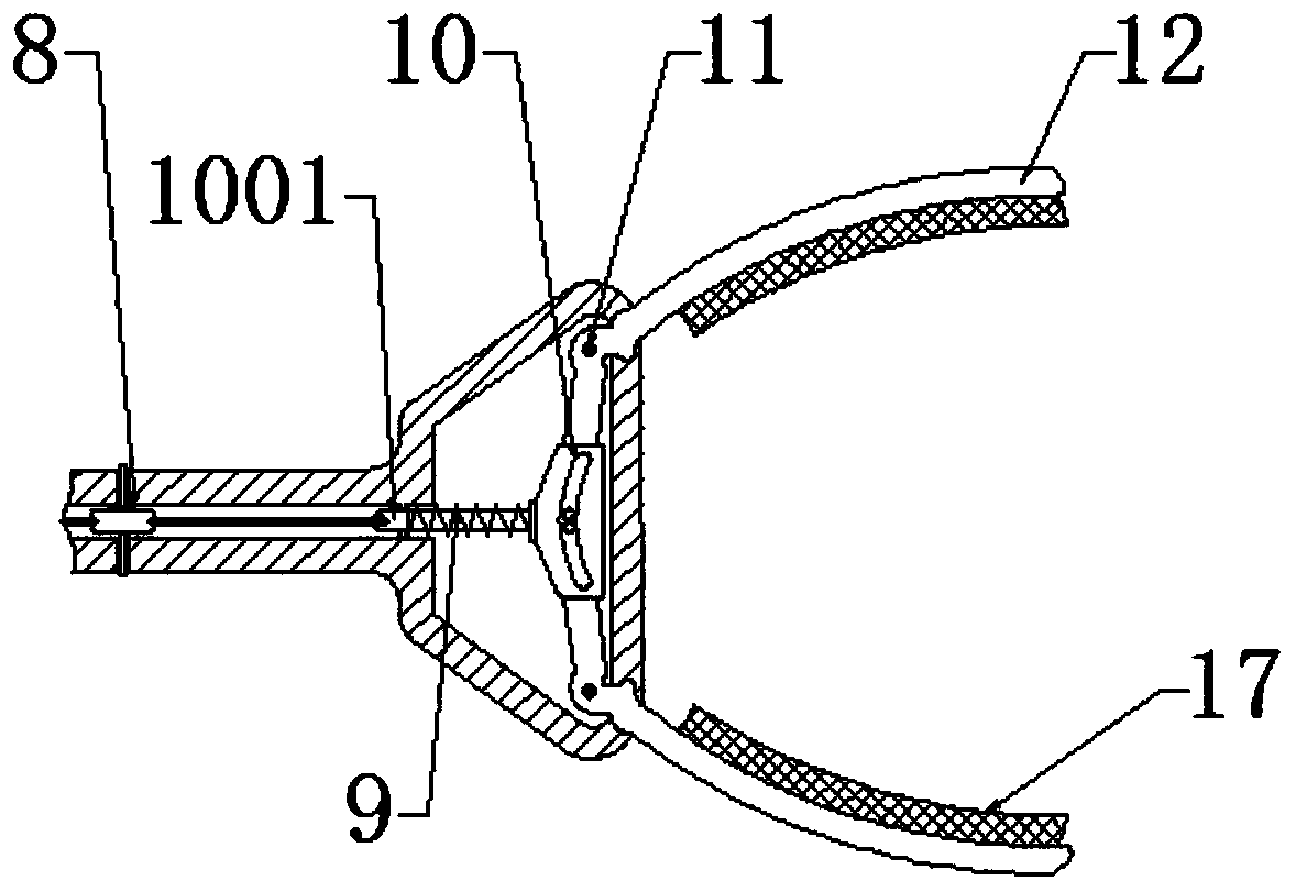 A pineapple auxiliary picking device