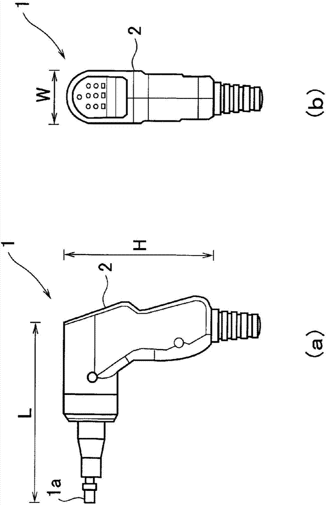 Ear probe and impedance audiometer