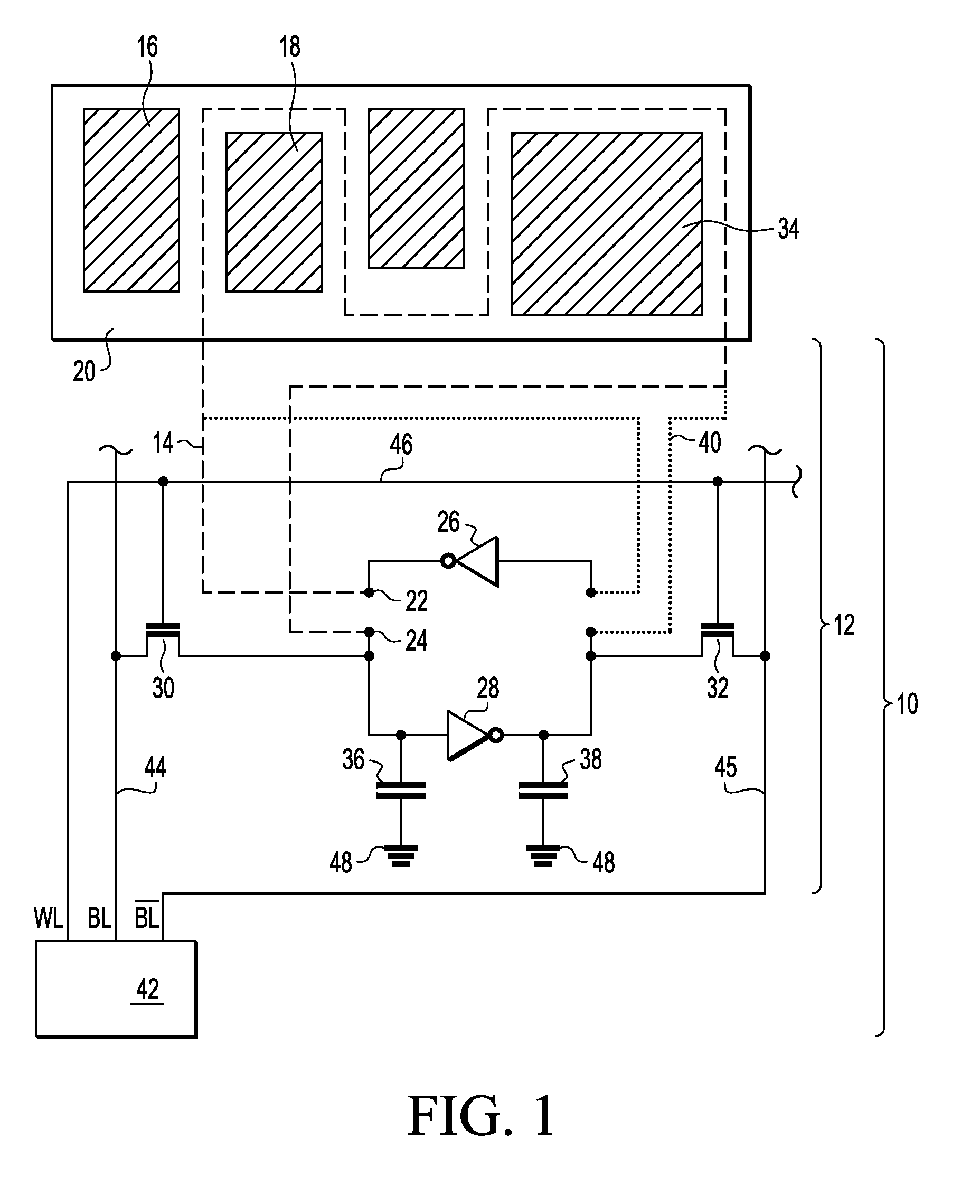 Chip damage detection device for a semiconductor integrated circuit