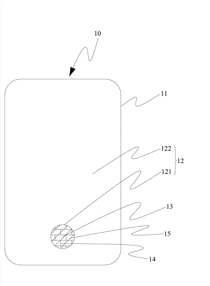 Light-permeable shell and manufacturing method and application thereof