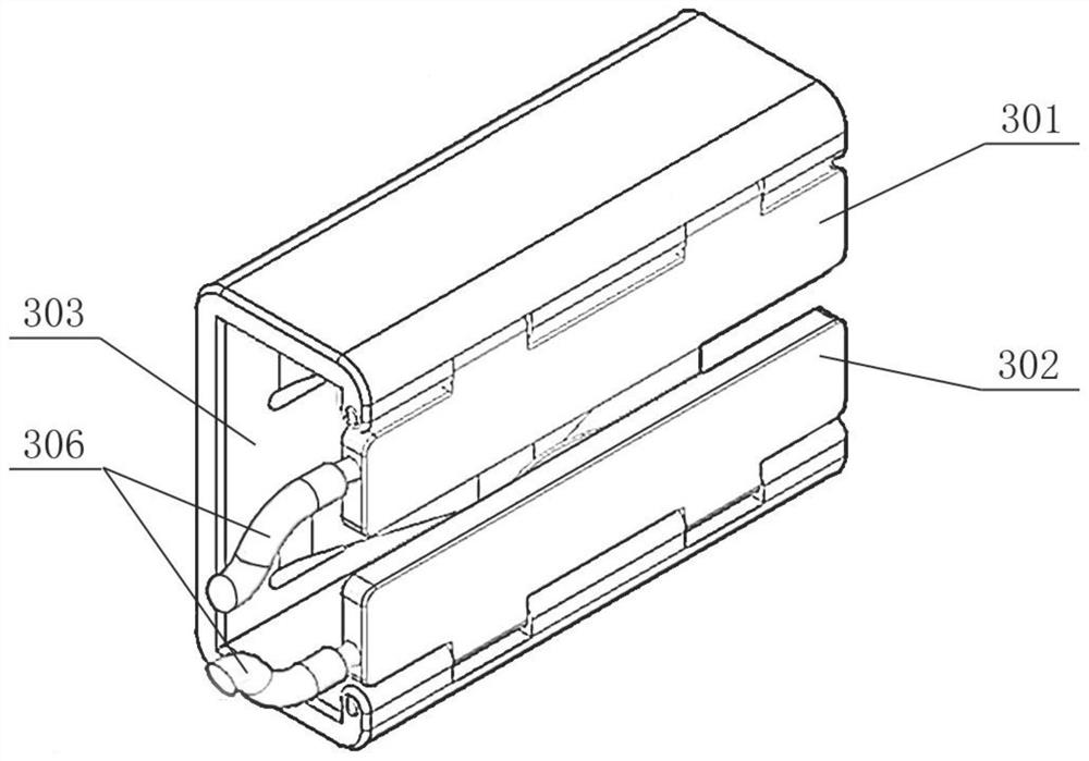 A server chassis and its sliding power transmission structure