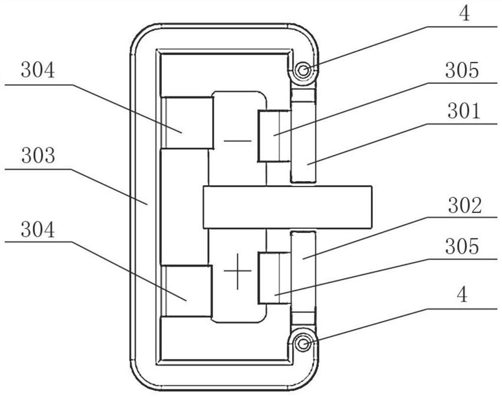 A server chassis and its sliding power transmission structure