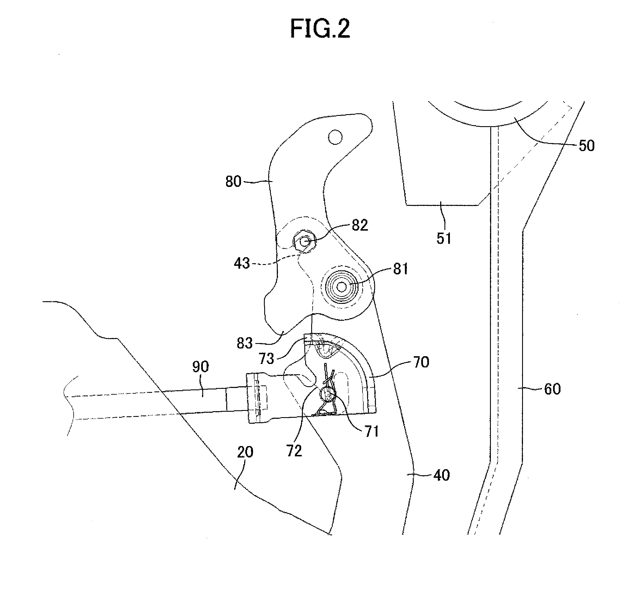 Vehicle brake pedal device