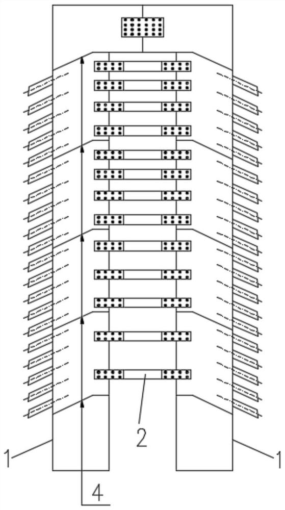 Anchoring structure and manufacturing method of stay cable and bridge tower