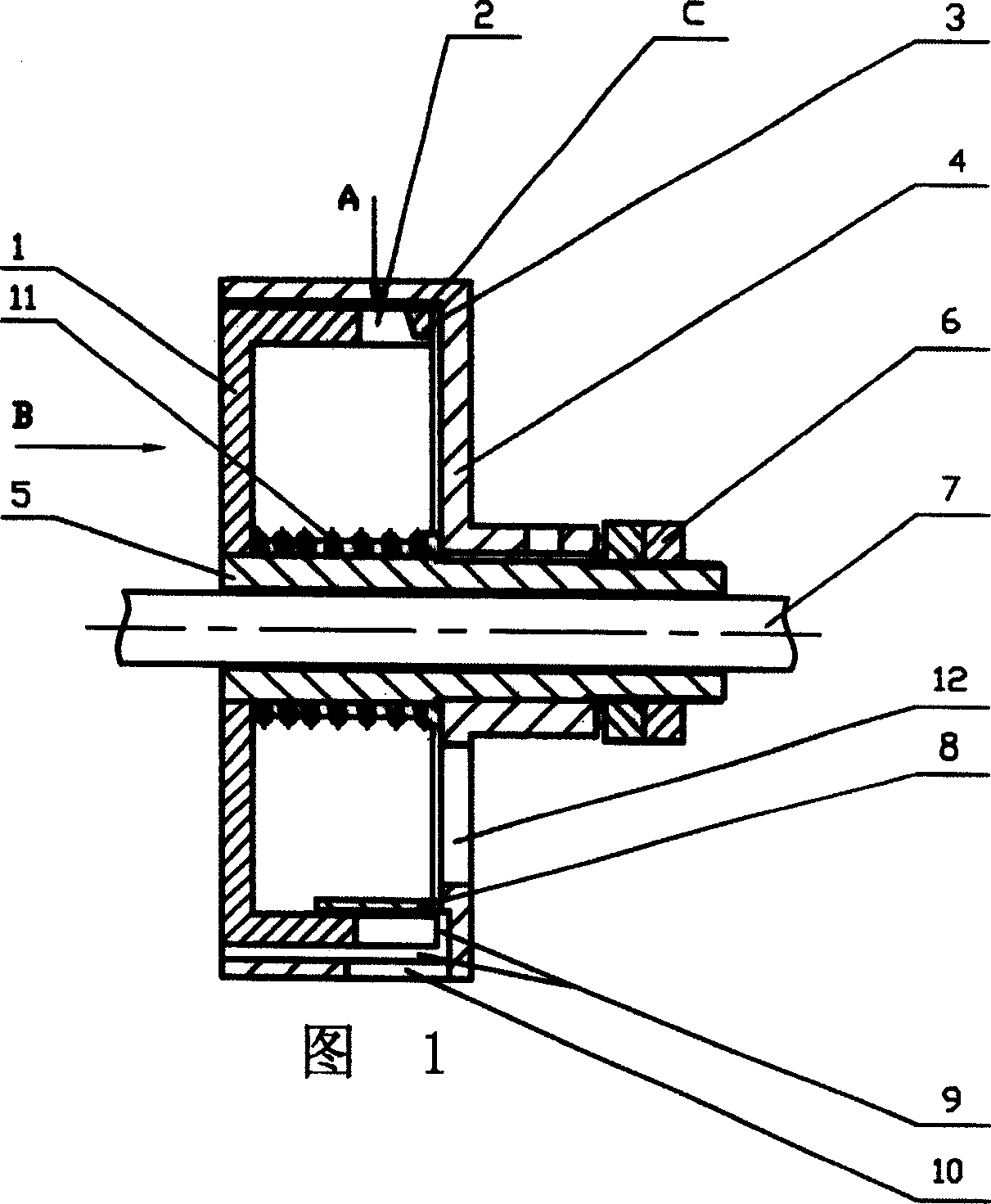 Combined internal hole precise seed dropping device