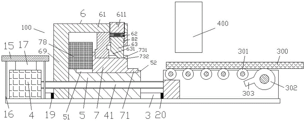 Working table device for panel machining and with limiting sensor and solar panel and using method of working table device