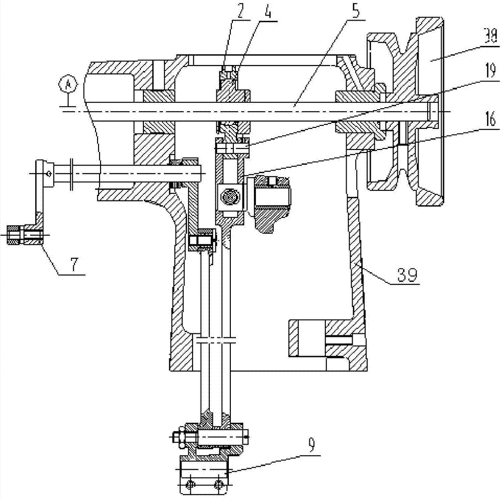 Unison feed device of industrial horizontal-cylinder unison-feed sewing machine