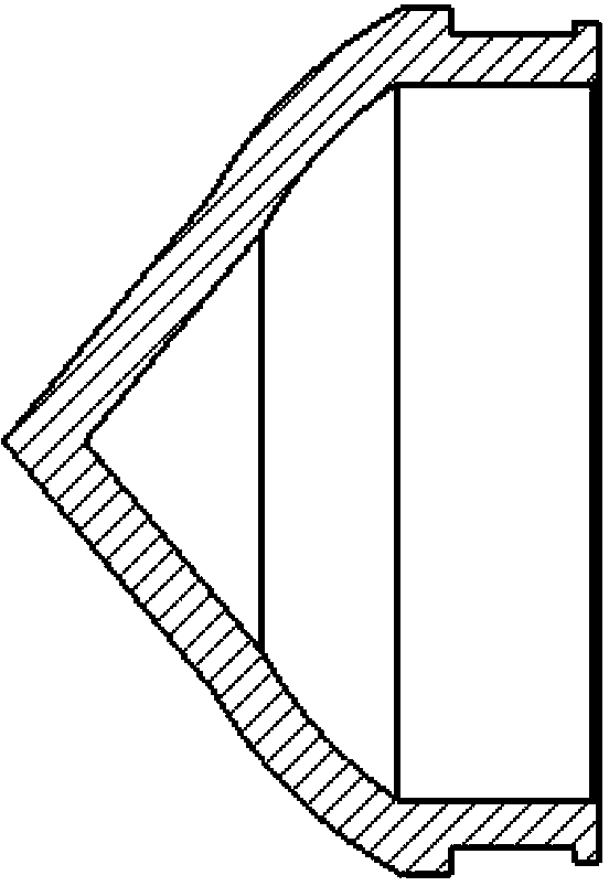 High-energy laser beam expanding and absorbing device