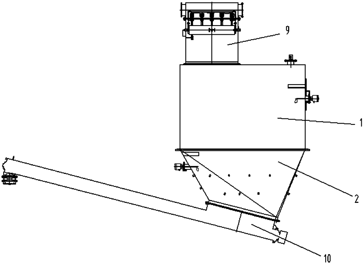 Anti-leakage storage hopper