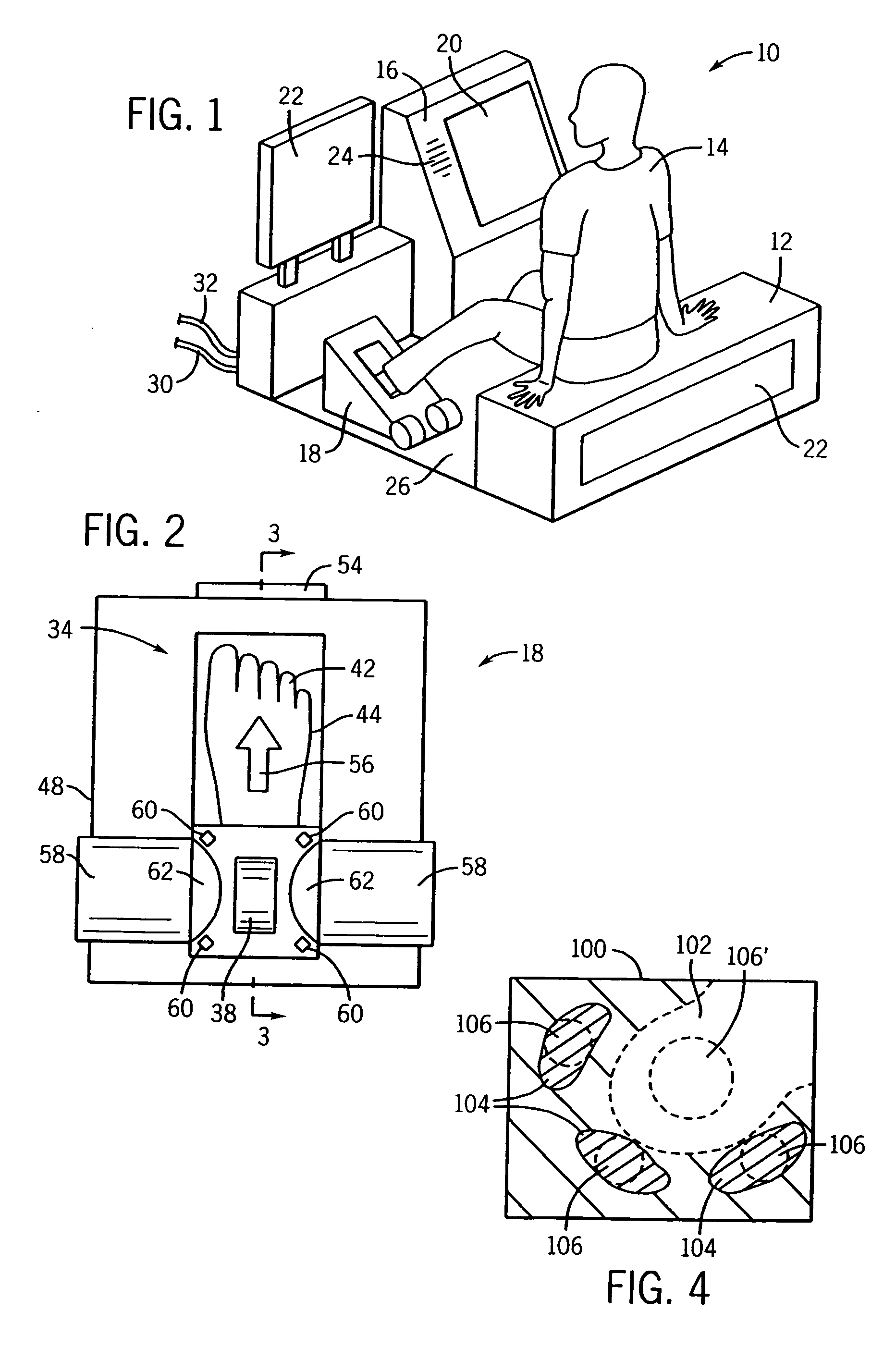 Bone densitometry system for public use