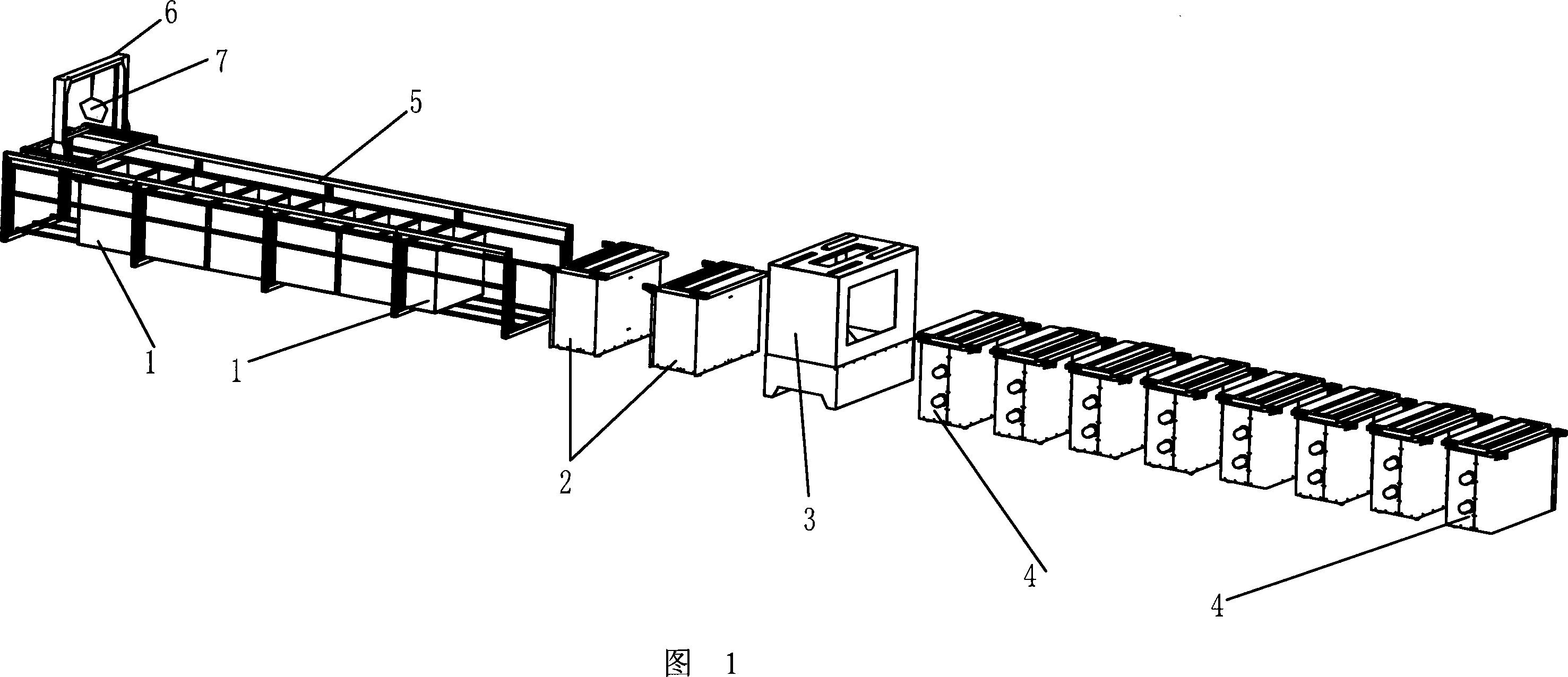 Simple spray coating assembly line