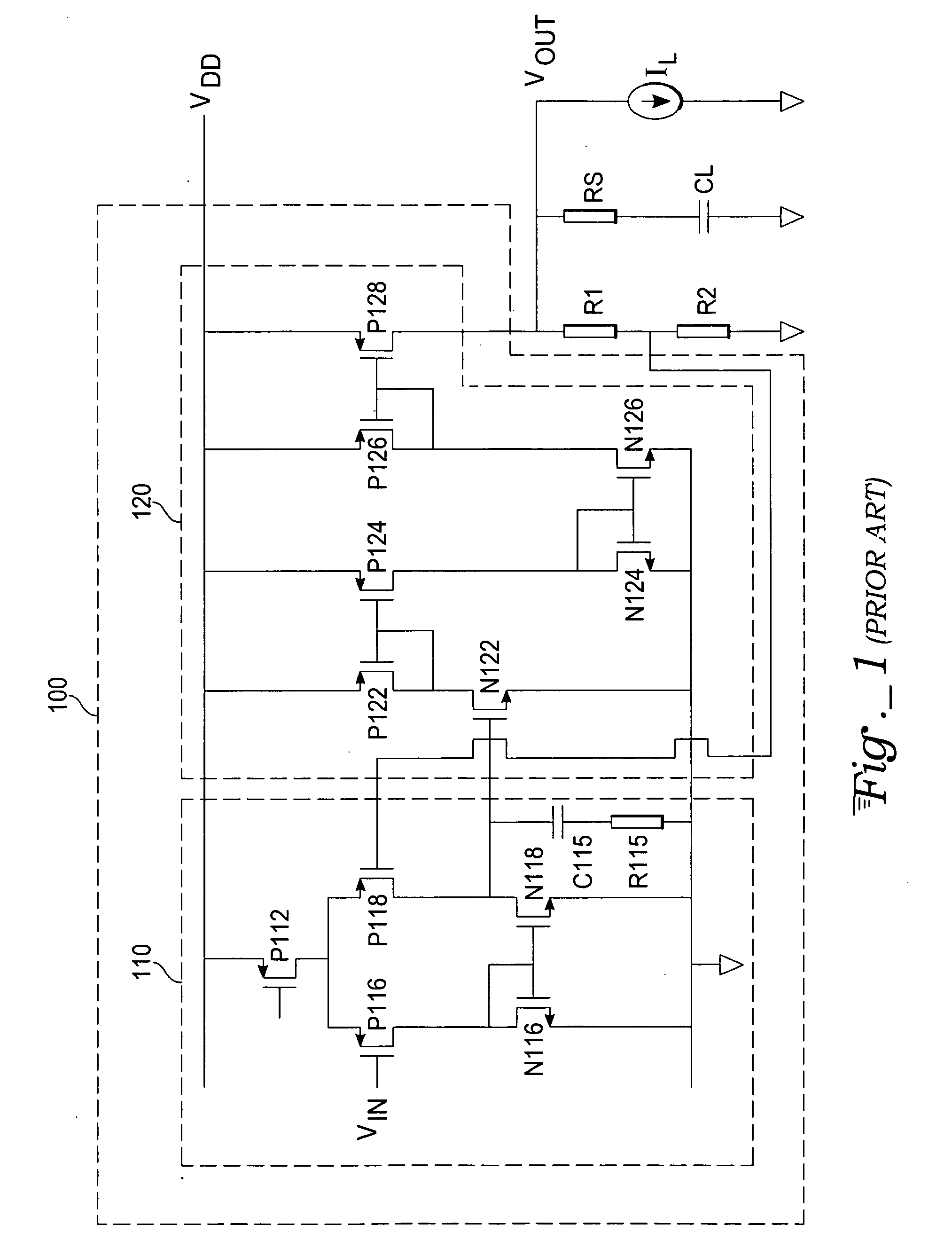 Standard CMOS low-noise high PSRR low drop-out regulator with new dynamic compensation