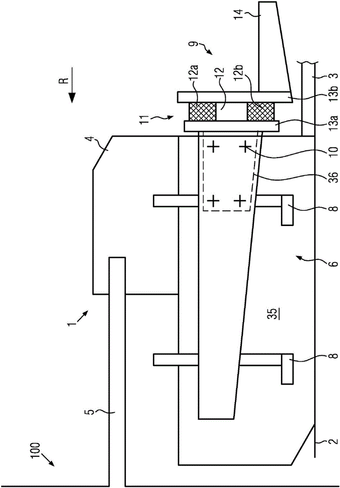 Screed assembly comprising a work station