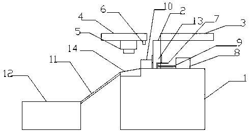 Rice cake slicing device