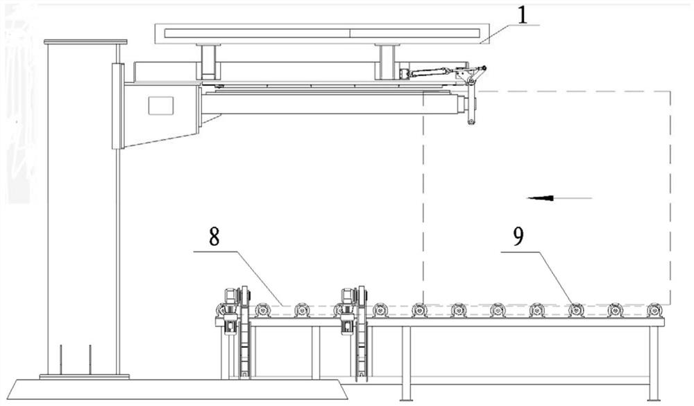 Automatic assembling and welding device and method for pressure container