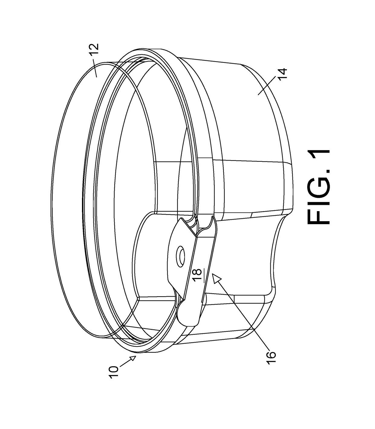 Plastic packaging with tamper evidence