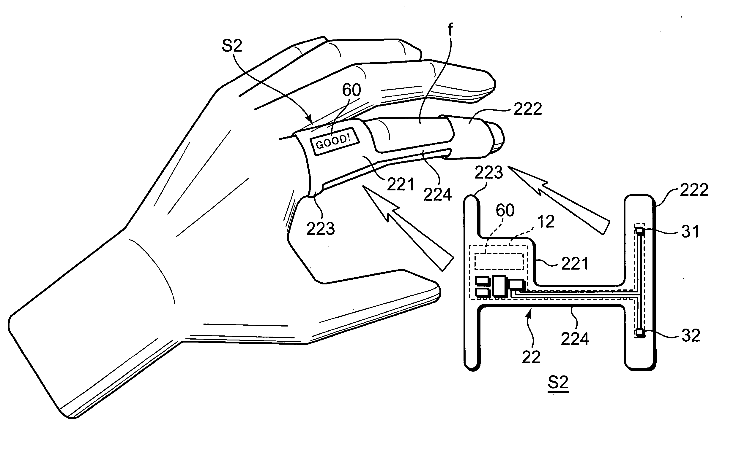 Vital information measuring device