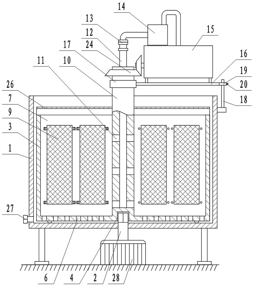 A kind of auto parts cleaning device