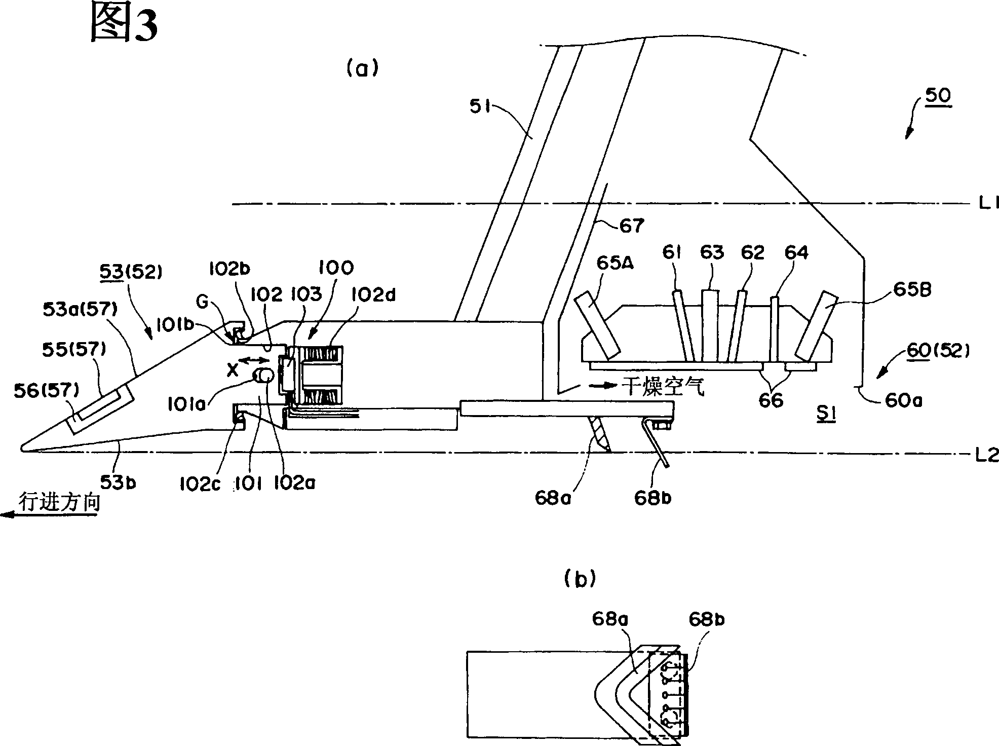 Observation device for soil characteristic and observation method for soil characteristic