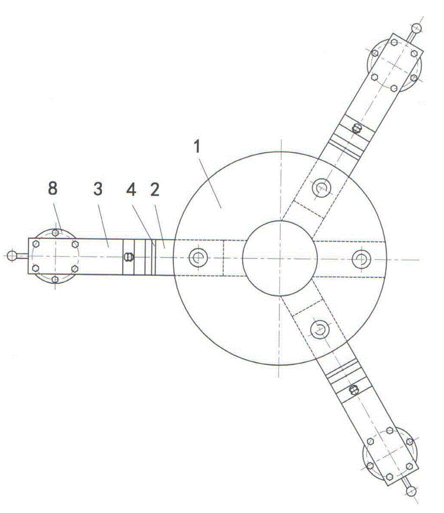 Manipulator with elastic bellows single-acting cylinder driving serial flexible hinge framework