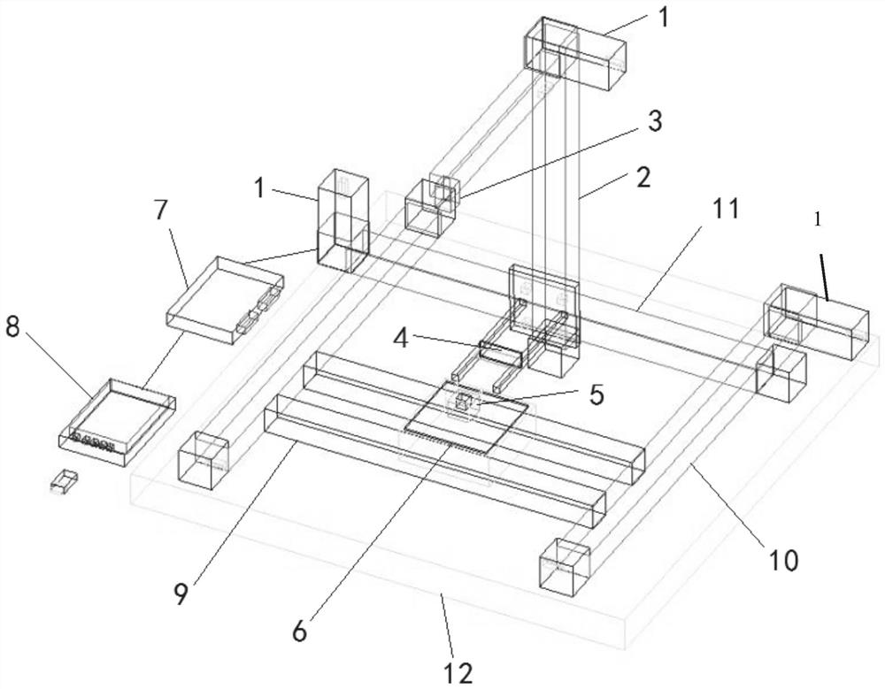 Multi-point accurate sampling system, method and device for brain tumors