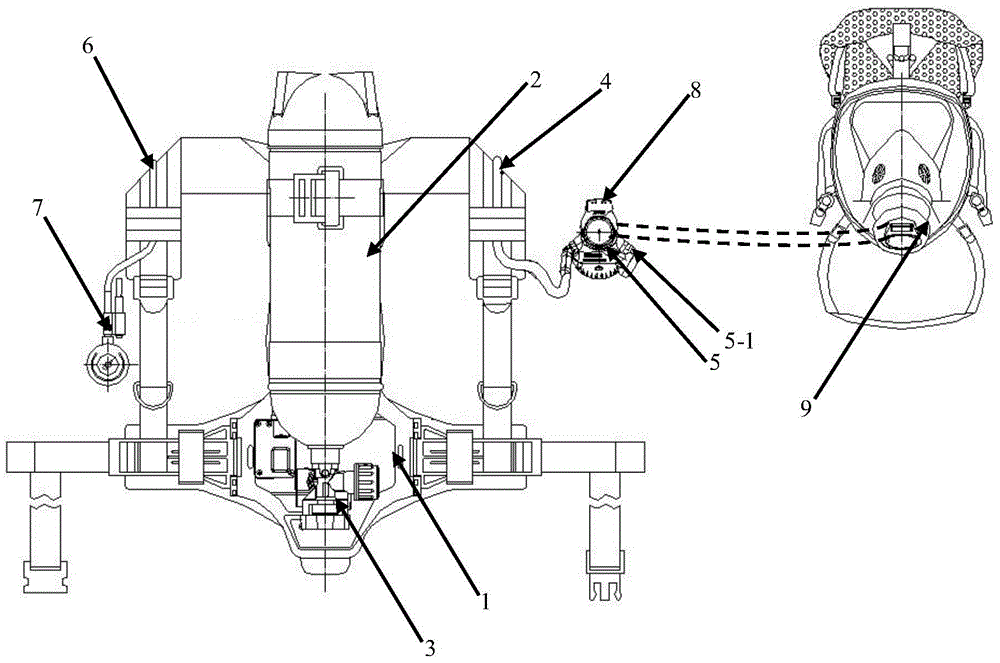 Pre-alarm air respirator