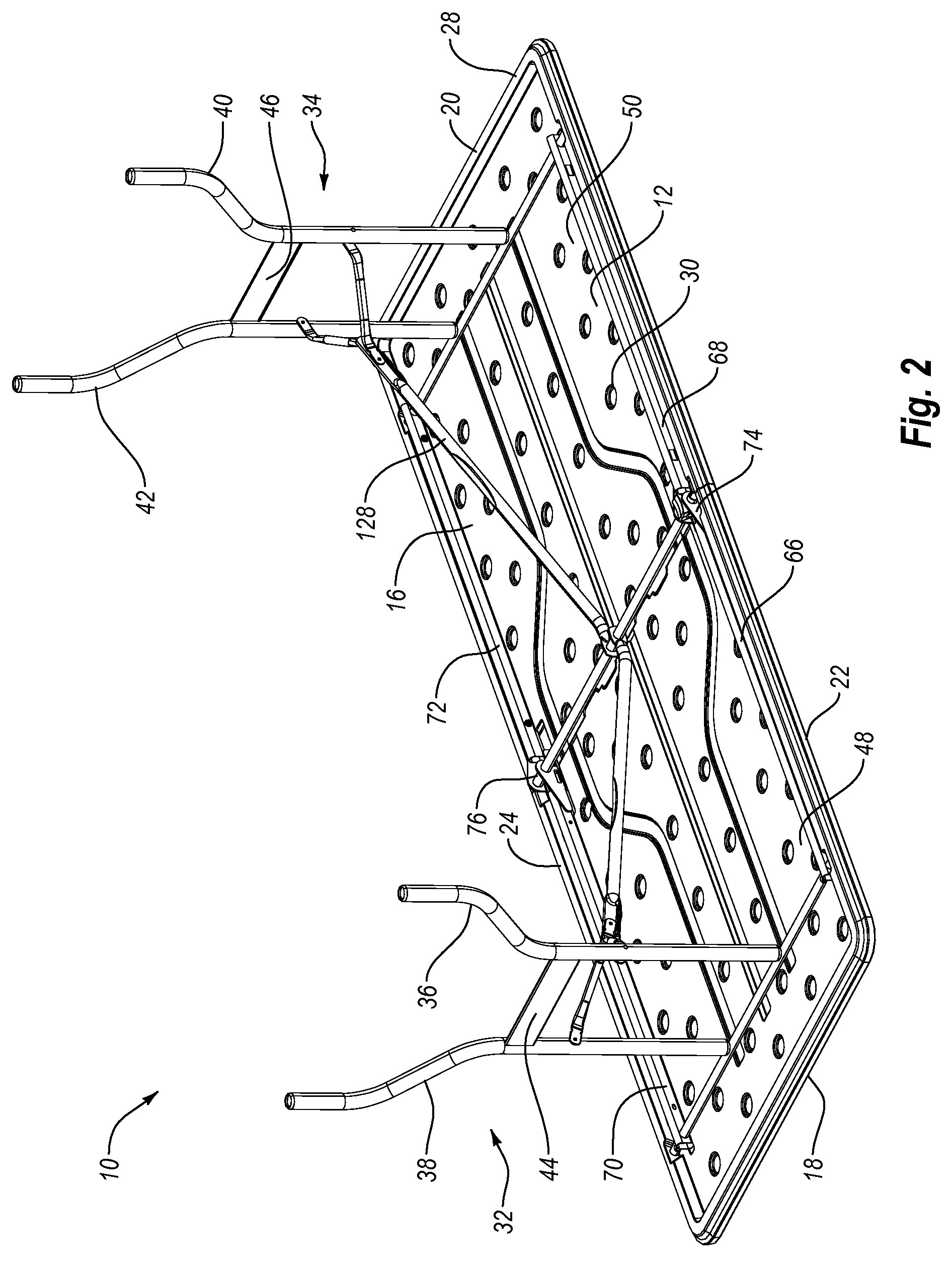 Folding table